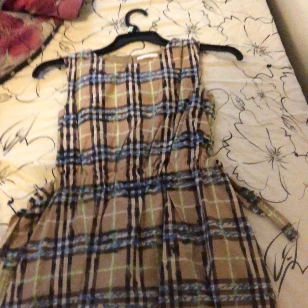 Candra Scribble Check Dress